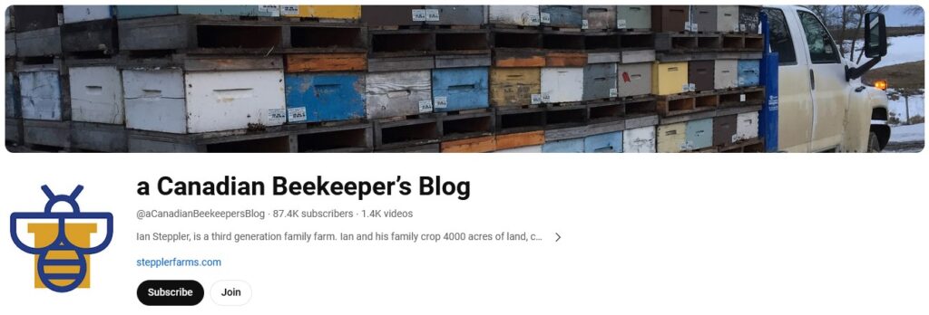 A Canadian Beekeeper Blog - Ian Steppler