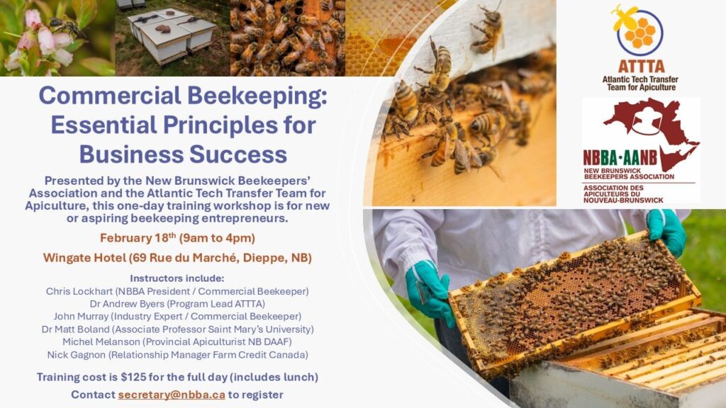 NBBA Beekeeping Business Workshop